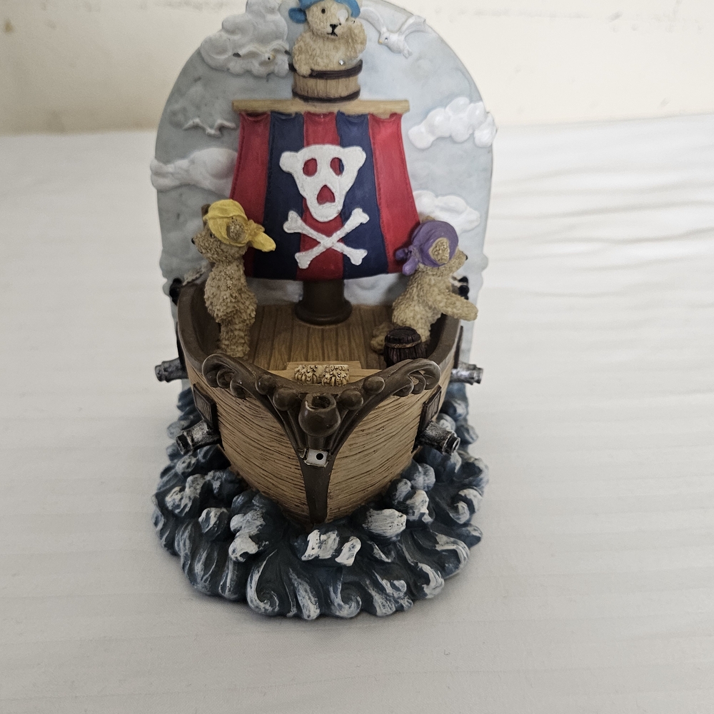 Teddy Bear Pirate Ship Bookends